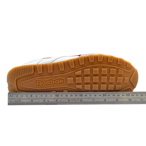 Reebok Harman Run Mens Classic Style Sneakers Size 10 White/Burgundy Ortholite - Picture 11 of 11